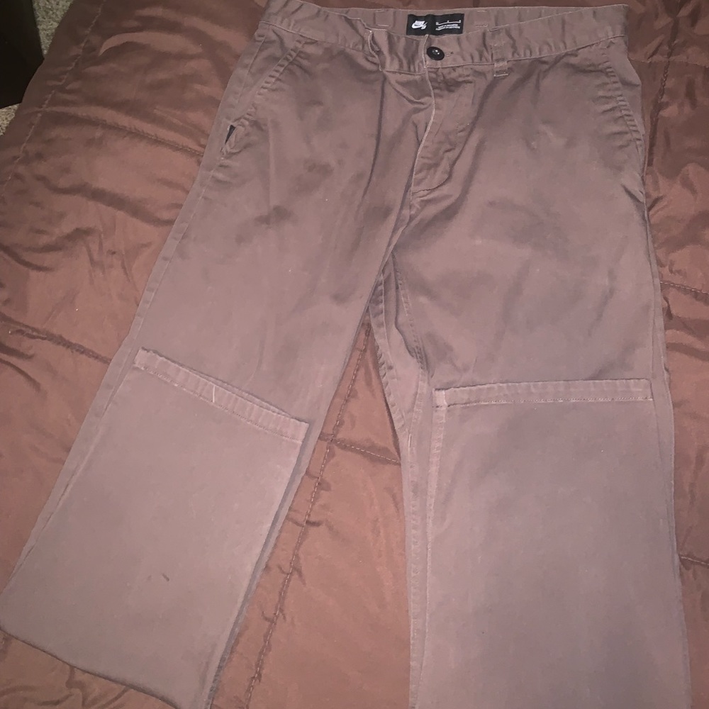 brown nike sb pants
